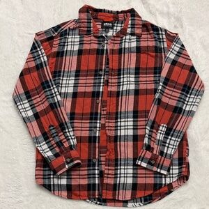 Bass Outdoor Red and Black Plaid Shirt